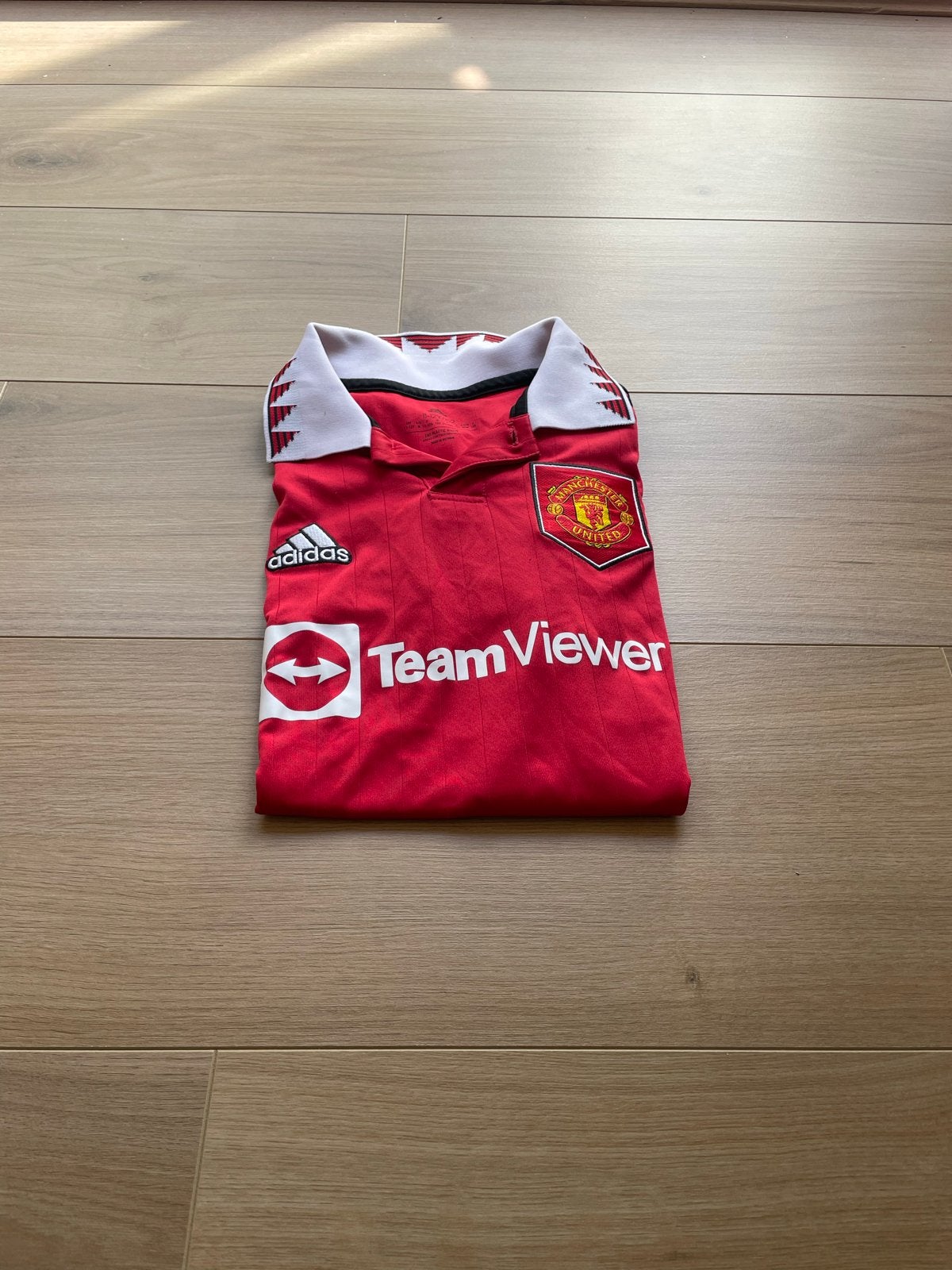 Manchester United thuisshirt 2022/2023 Anthony, Ophalen of Verzenden, Zo goed als nieuw, Jongen of Meisje, Shirt of Longsleeve
