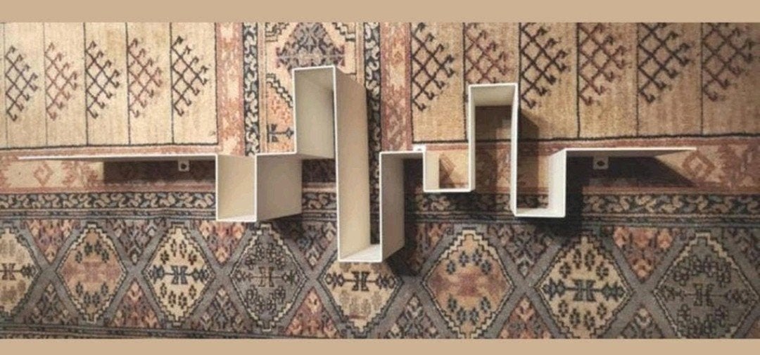 Twee stuk Frederik Roijé Design: Wandplank "Storylines", Huis en Inrichting, Woonaccessoires | Wandplanken en Boekenplanken, Ophalen