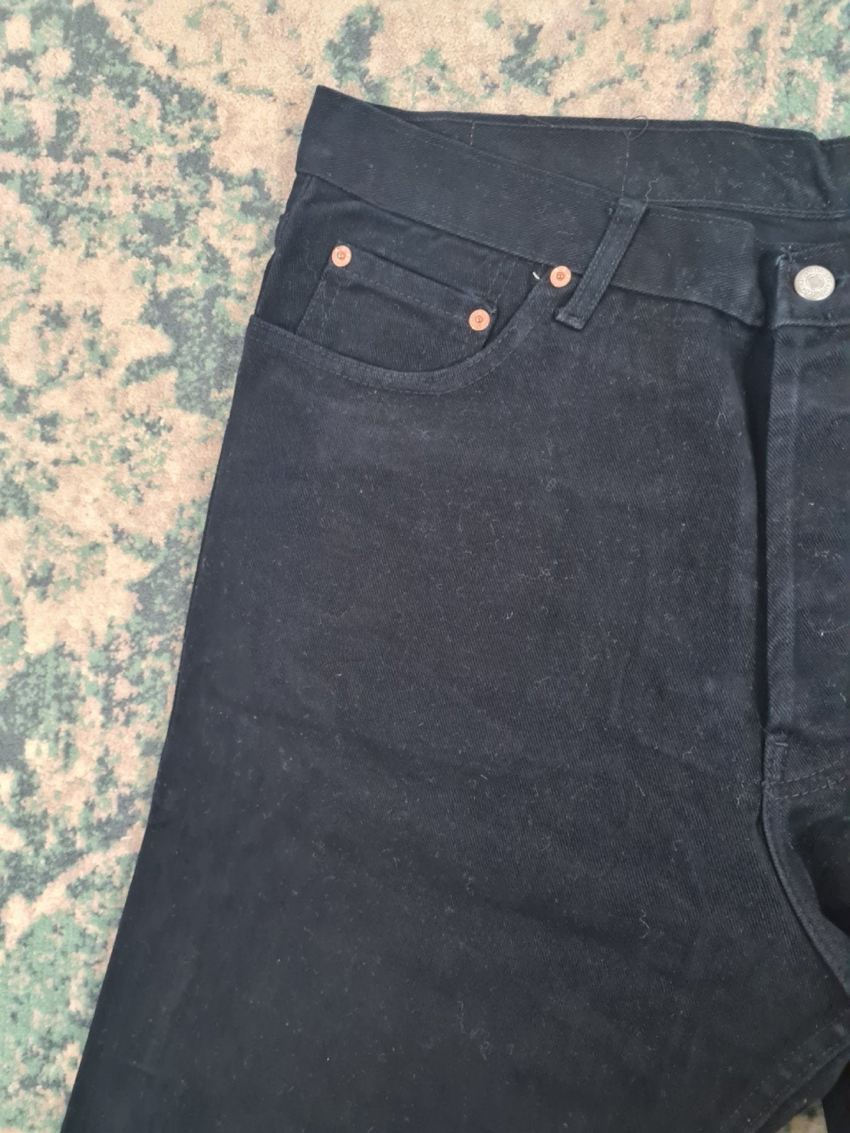 Levi's 501 straight leg W38 L30 Dames Tulsi3830 High-rise, Zwart, Ophalen of Verzenden, Zo goed als nieuw, W30 - W32 (confectie 38/40)