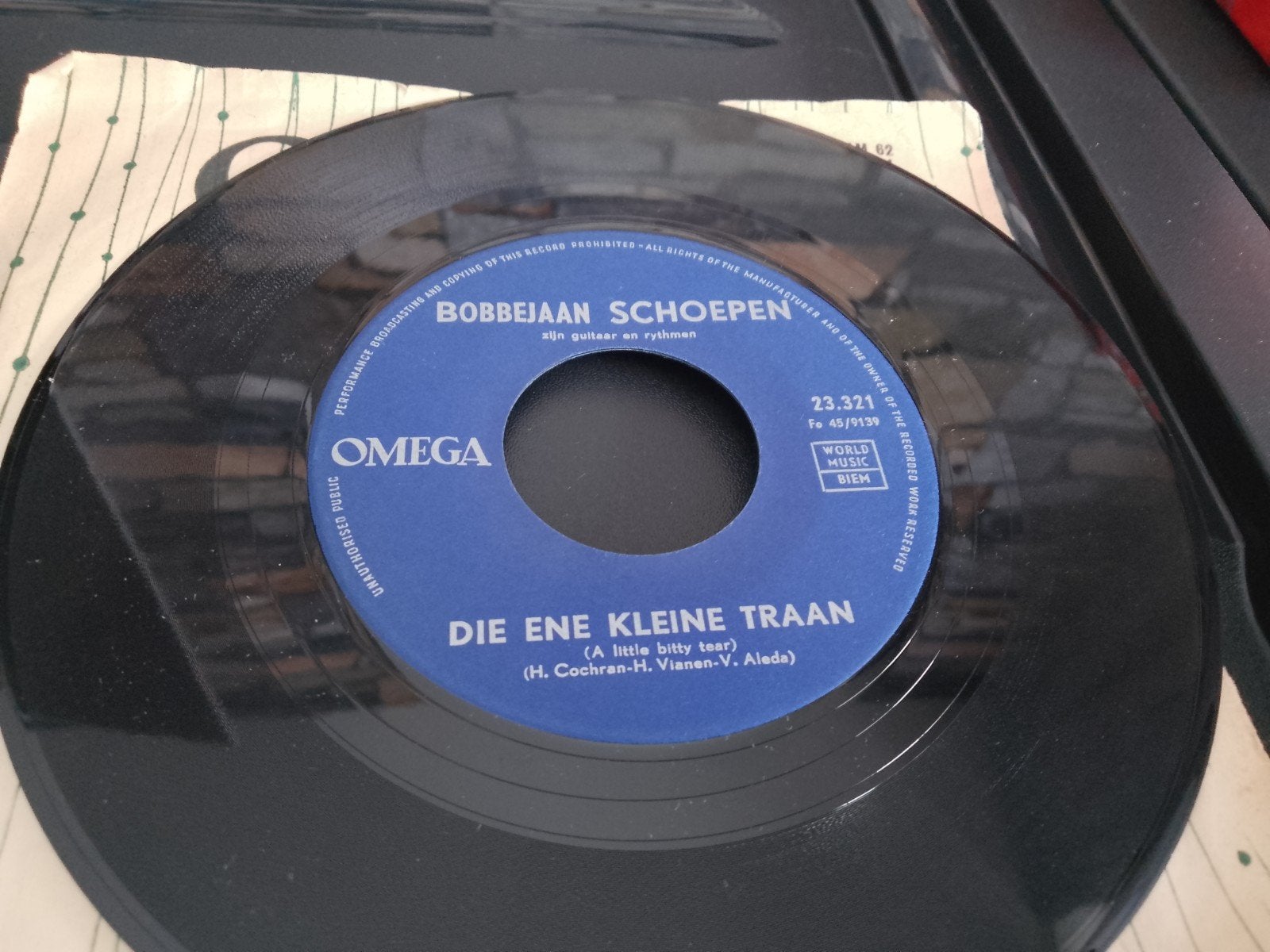 Single 45 toeren vinyl Bobbejaan Schoepen, Ophalen of Verzenden, Zo goed als nieuw