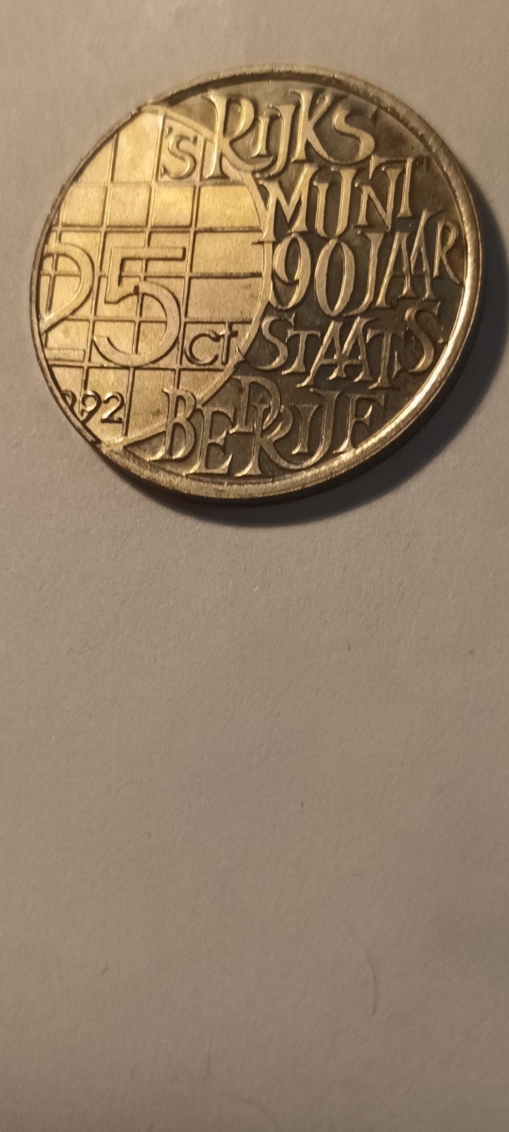 Zeldzame 25 cent munt 1902 - Rijkspostspaarbank, Postzegels en Munten, Munten | Nederland, Ophalen of Verzenden, Koningin Wilhelmina