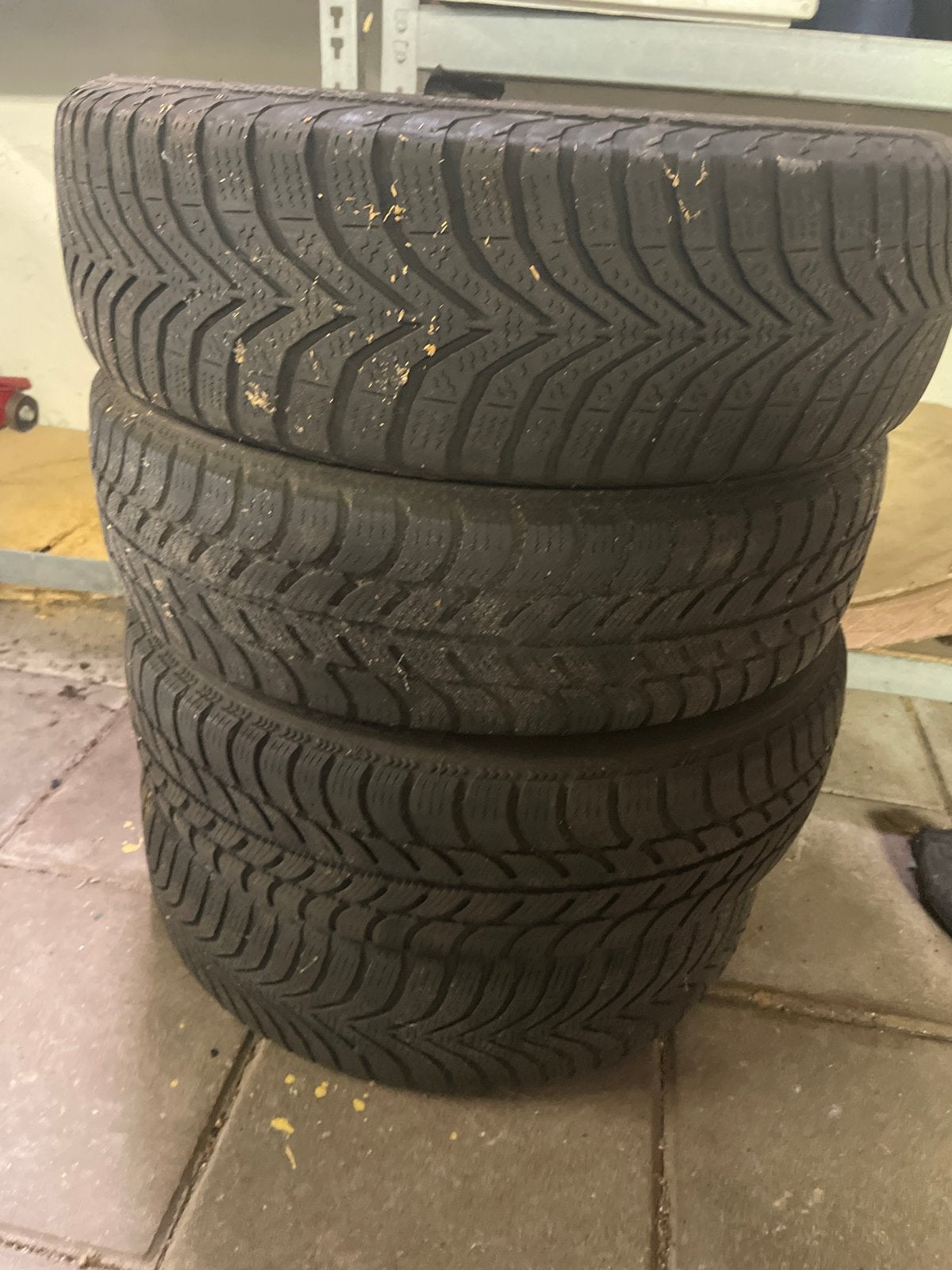 Winterbanden met velgen voor Toyota Aygo (2009) - 155/65 R14, Ophalen, Gebruikt