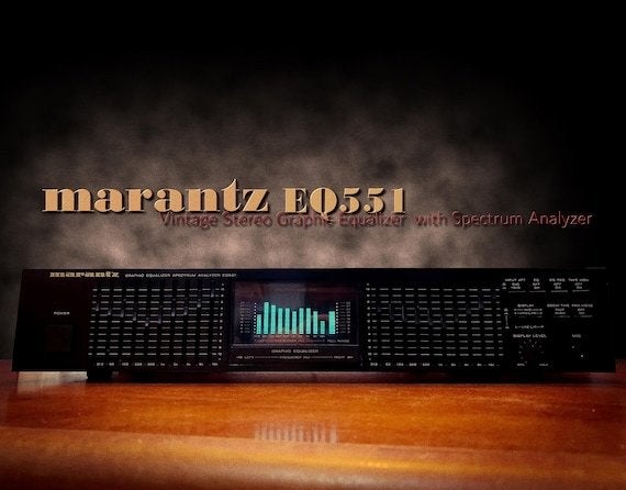 Marantz EQ551 Vintage Stereo Grafische Equalizer met Spectru, Ophalen, Zo goed als nieuw, Stereo, Marantz