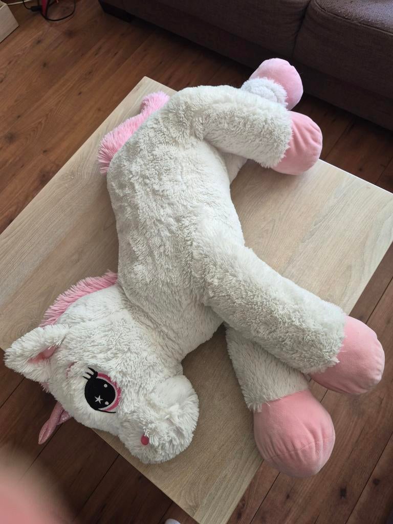 Grote eenhoorn knuffel. Pegasus., Ophalen of Verzenden, Zo goed als nieuw, Eenhoorn