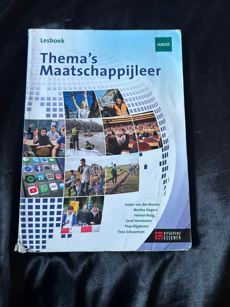 Thema’s Maatschappijleer - Havo, Boeken, Schoolboeken, Ophalen of Verzenden, Zo goed als nieuw, HAVO, Maatschappijleer