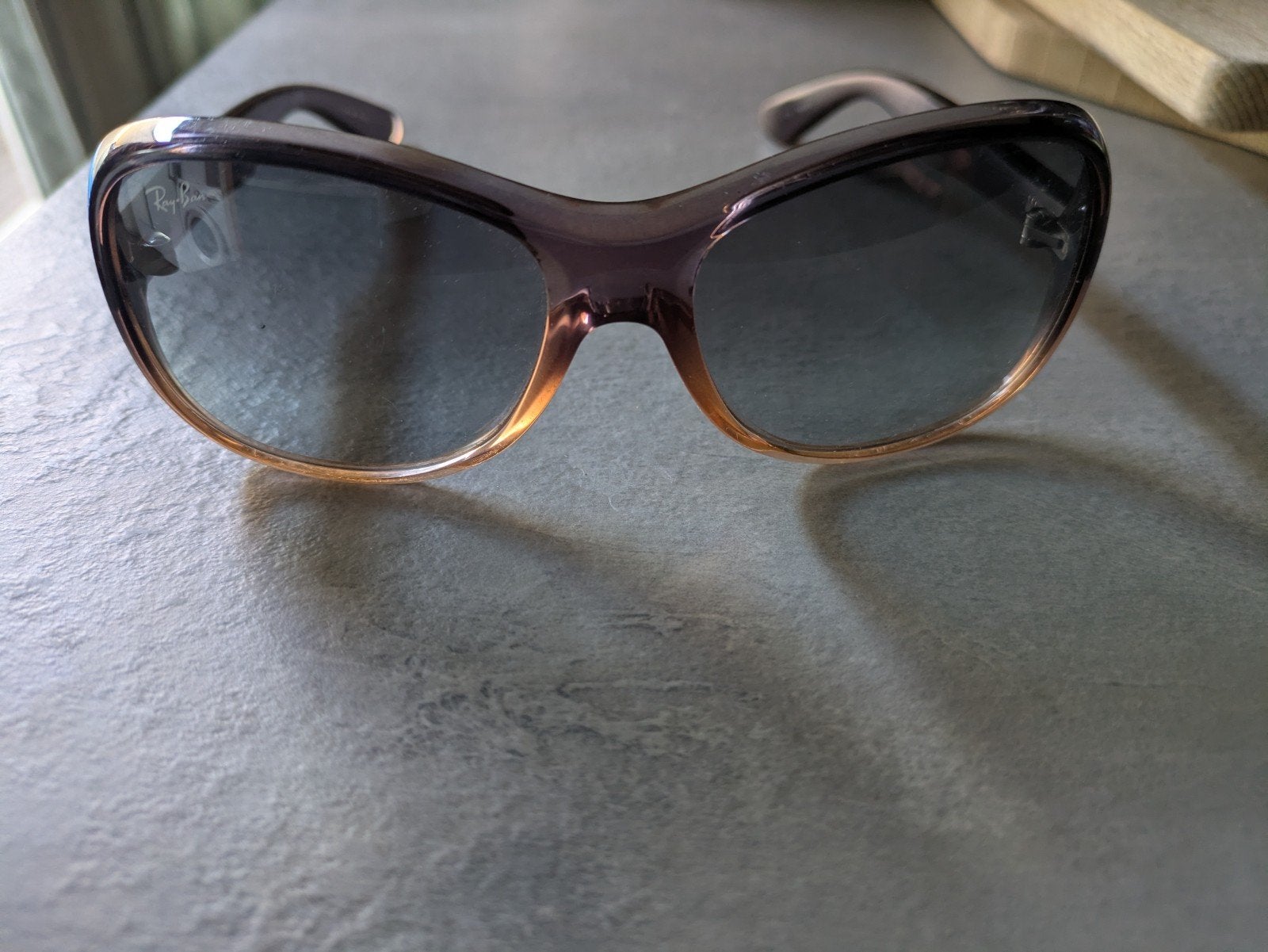 Ray Ban zonnebril dames, Gebruikt, Zonnebril, Bruin, Ophalen of Verzenden