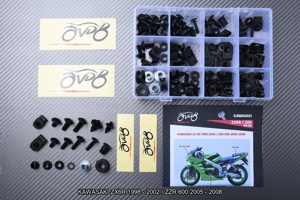 Kuip bouten set voor KAWASAKI ZX6R ZZR 600 1998 2008, Motoren, Verzenden, Nieuw