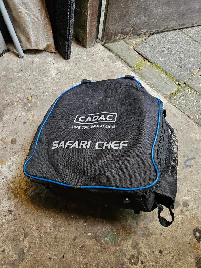 Cadac gas bbq met toebehoren, Ophalen