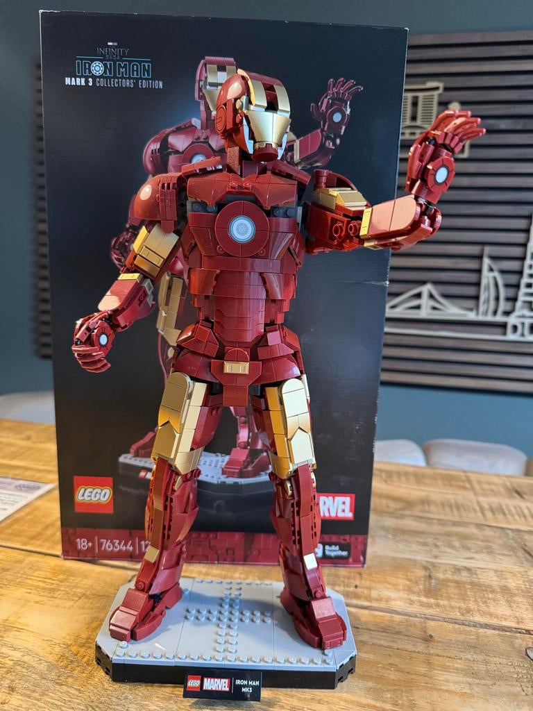 Lego Iron Man Mark 3 Collectors' Edition (76344), Ophalen, Zo goed als nieuw, Overige typen