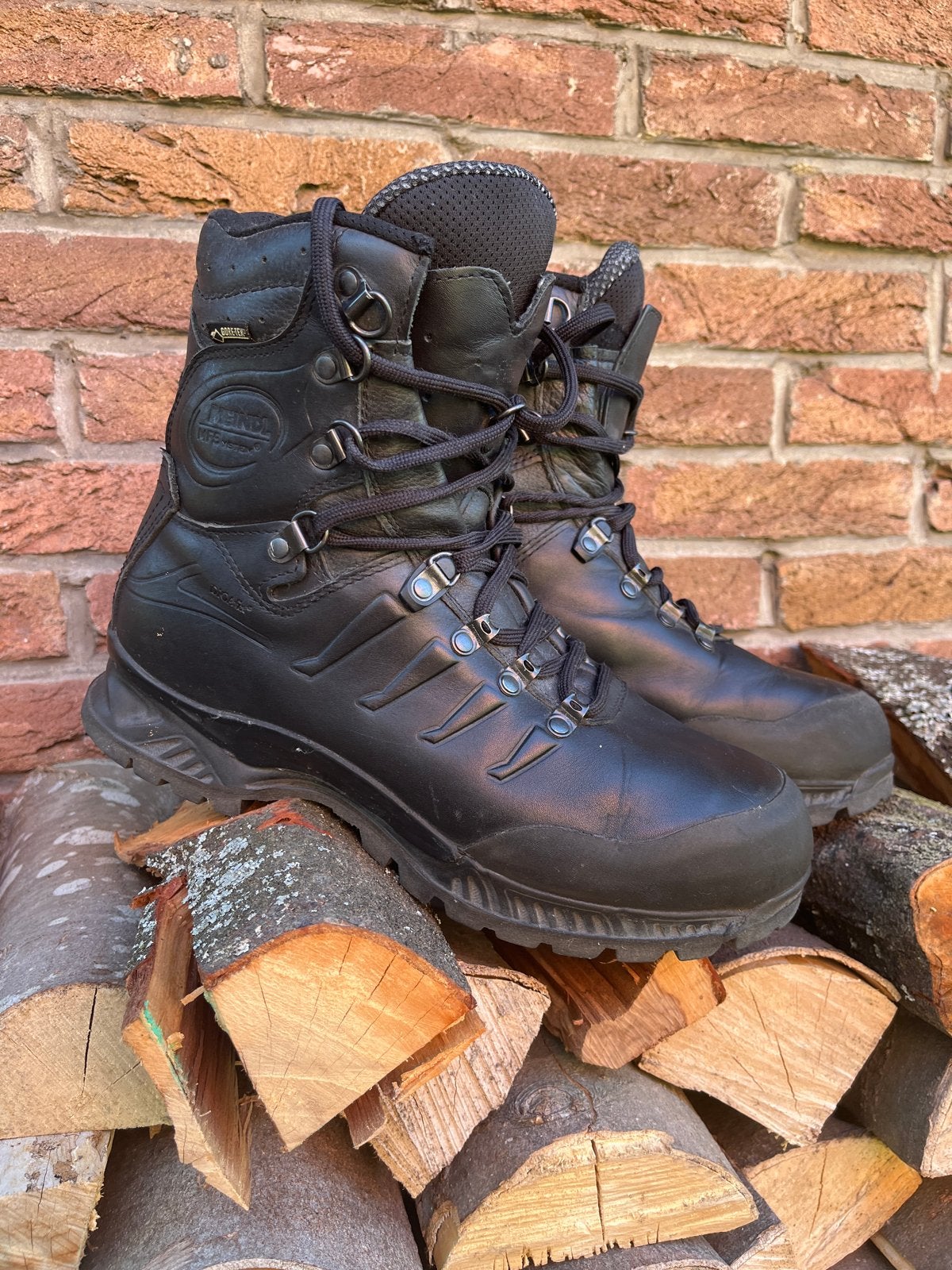 Meindl MFS System Gore-Tex bergschoenen maat 42.5 (8.5), Ophalen of Verzenden, Gebruikt, Schoenen