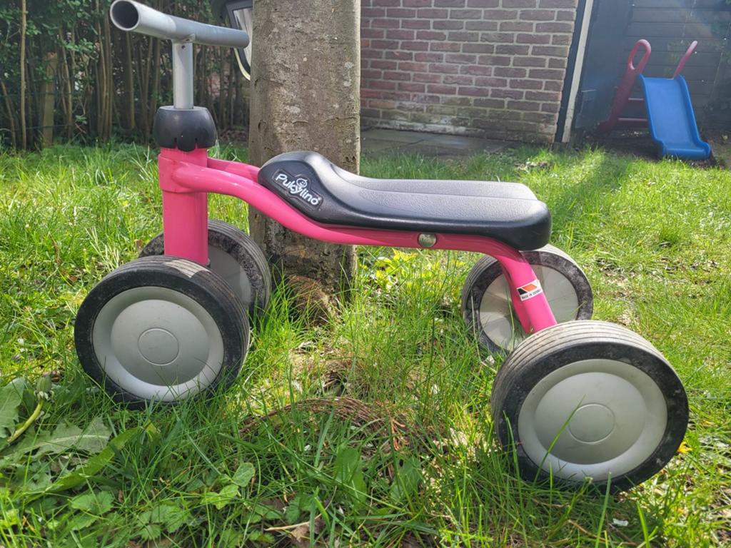 Puky loopfiets roze, Ophalen, Gebruikt, Loopfiets
