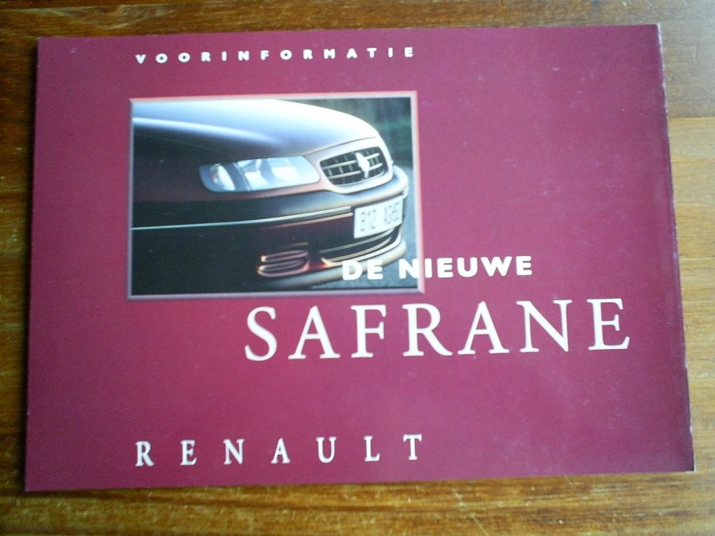De Nieuwe Renault Safrane 1996 6 pag., Ophalen of Verzenden, Zo goed als nieuw, Renault