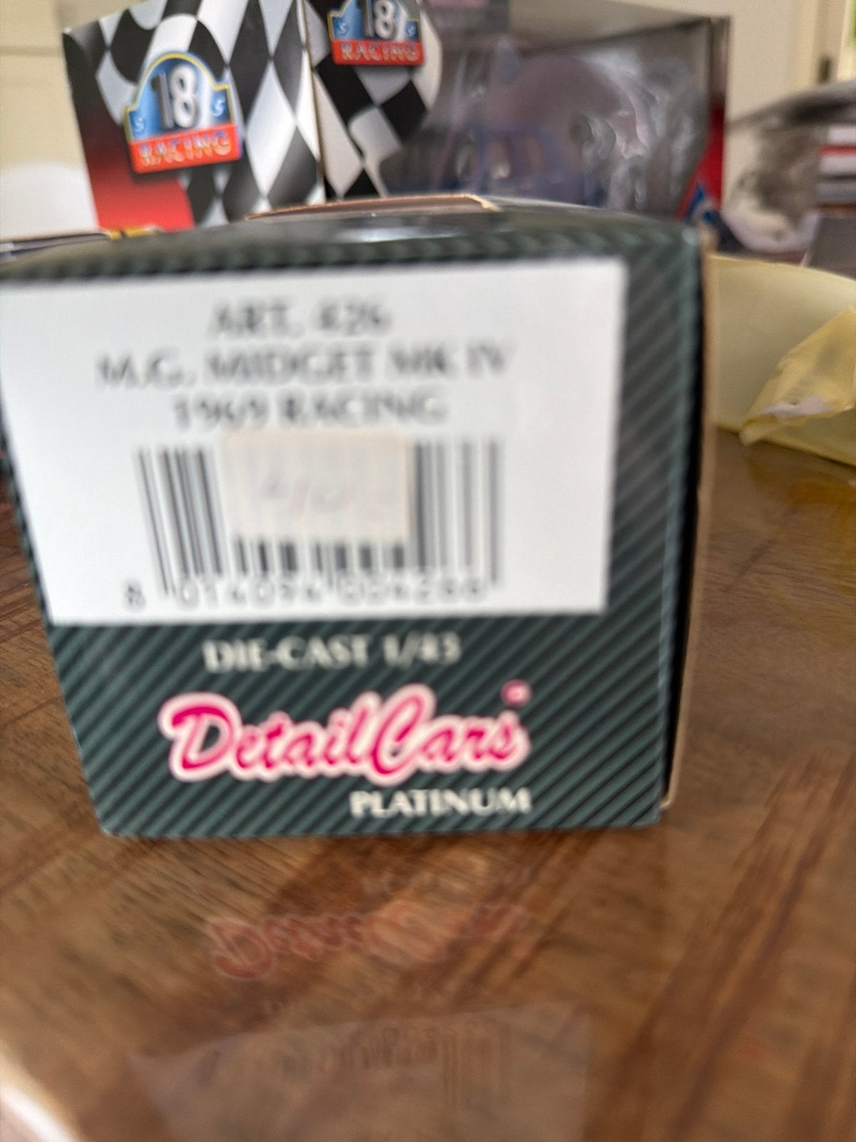 Detailcars 1/43 MG Midget MK IV 1969 Racing - Nieuw, Hobby en Vrije tijd, Overige merken, Auto, Detailcars, Nieuw