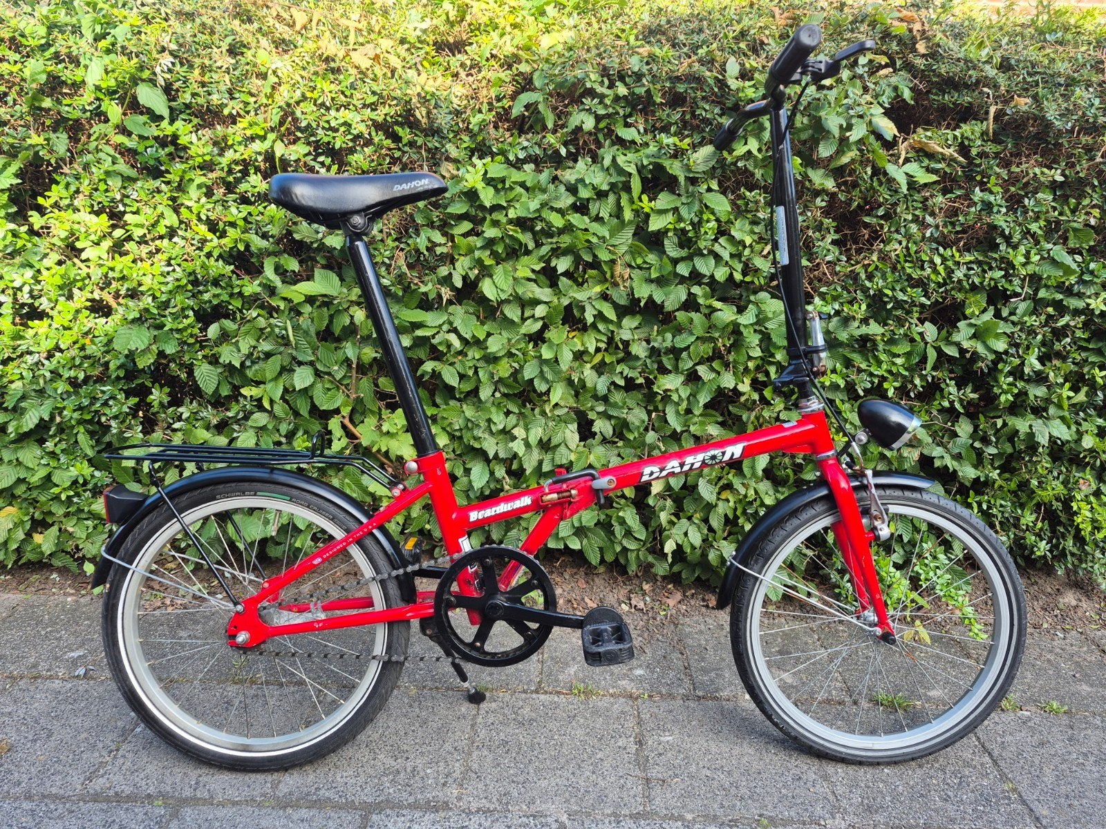 Dahon Boardwalk vouwfiets - 1 versnelling, nieuwe ketting, Fietsen en Brommers, Fietsen | Vouwfietsen, Gebruikt, Velgrem, Versnellingen