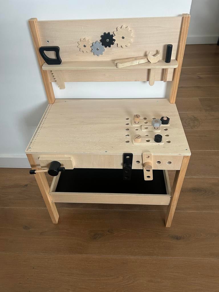 Houten werkbank voor kinderen, Ophalen of Verzenden, Gebruikt, Jongen of Meisje