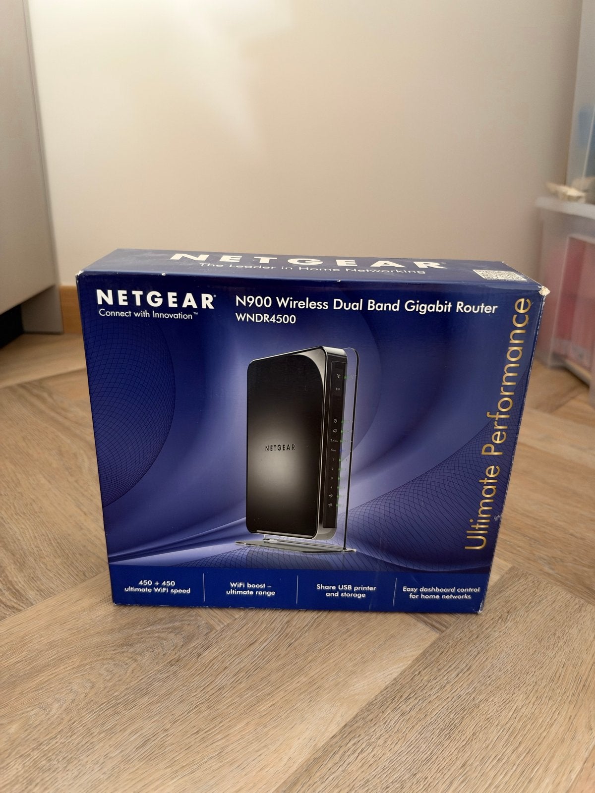 Netgear N900 WNDR4500 Wireless Dual Band Gigabit Router, Ophalen of Verzenden, Zo goed als nieuw, Router