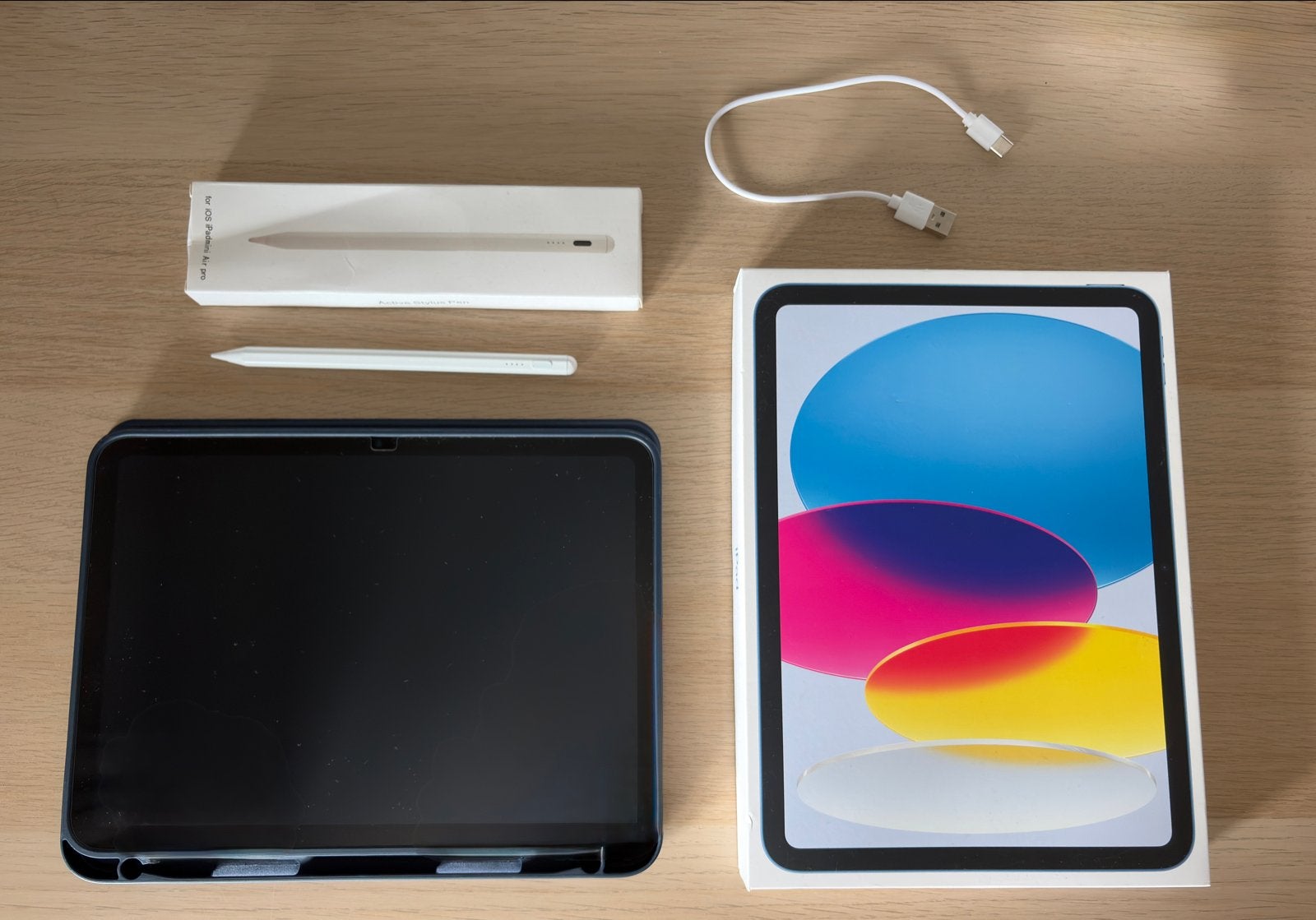 Apple iPad (A16) Blauw 128GB - Zo goed als nieuw accessoires, Computers en Software, Apple iPads, 11 inch, Ophalen of Verzenden