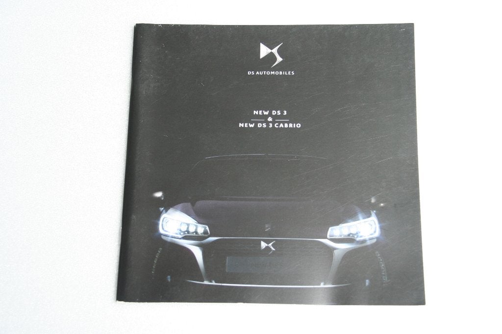 Folder Citroen DS3 / DS3 Cabrio (2013) (55), Ophalen of Verzenden, Nieuw, Citroën