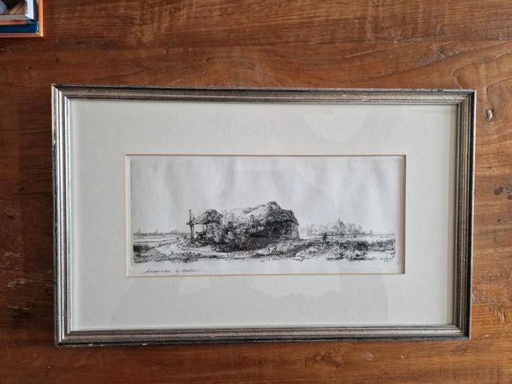Ets Rembrand (Rembrandthuis), Antiek en Kunst, Ophalen of Verzenden