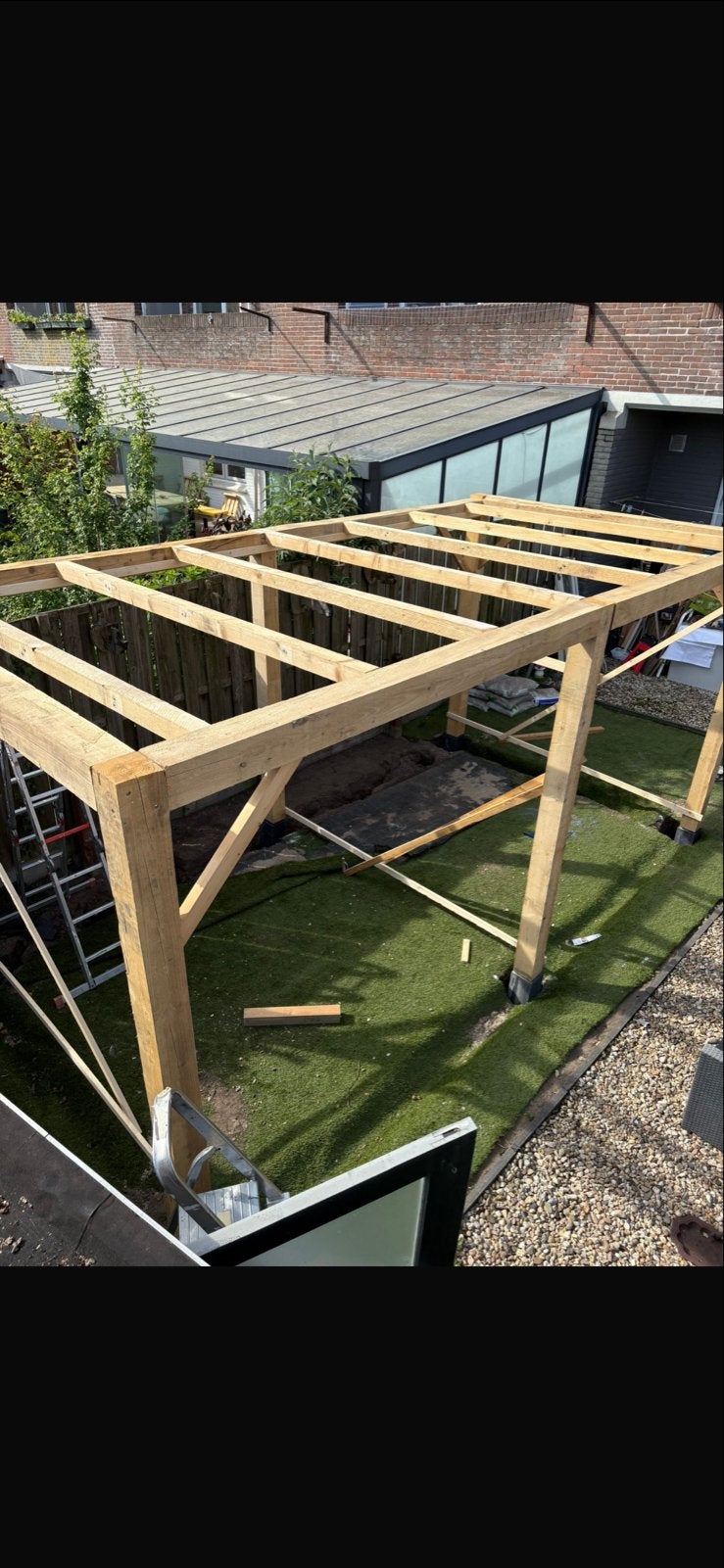 Douglas veranda 268 x 520 cm - Nieuw 14x14, Tuin en Terras, Overkappingen, Ophalen of Verzenden, Nieuw, Veranda