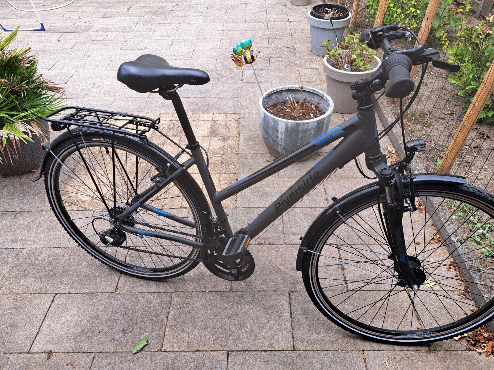 Decathlon BTWIN Riverside TR320 Damesfiets - Zo goed als nie, 28 inch, Velgrem, Zo goed als nieuw, Ophalen