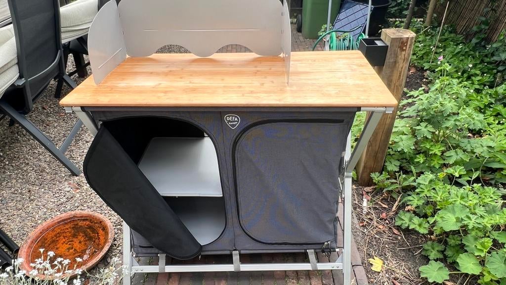 Defa easy folding kooktafel, Ophalen, Zo goed als nieuw, Campingtafel