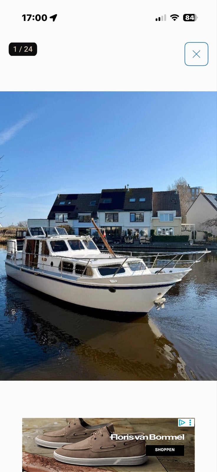 Roordakruiser 1100 gsak, Watersport en Boten, Staal, Overige merken, 70 cm, Gebruikt