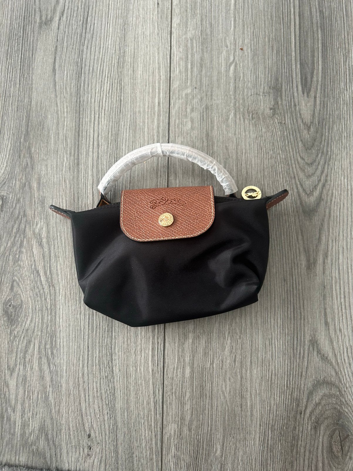 longchamp mini black, Ophalen, Zo goed als nieuw, Zwart, Handtas