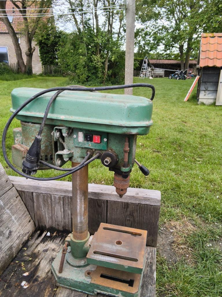 Ferm kolomboormachine - Robuust en betrouwbaar, Doe-het-zelf en Verbouw, Gereedschap | Boormachines, Ophalen of Verzenden, Gebruikt