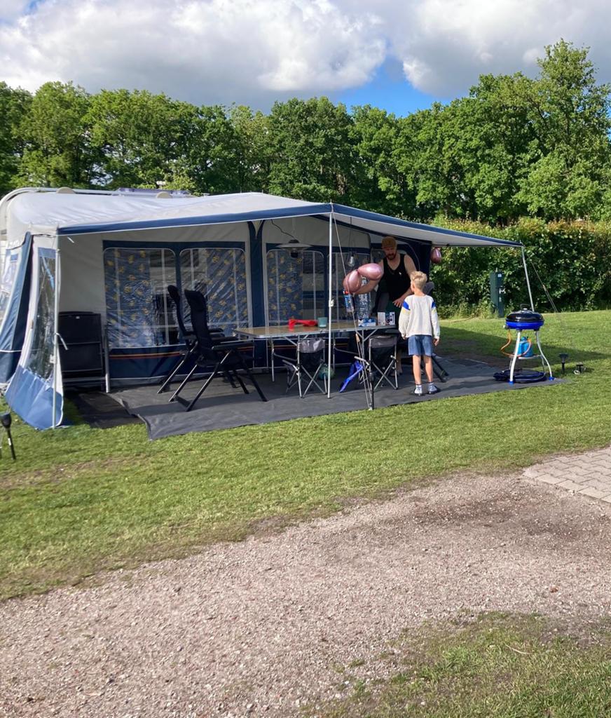 Dorema president voortent +luifel en uitbouw, Caravans en Kamperen, Ophalen, Gebruikt, Tot en met 4