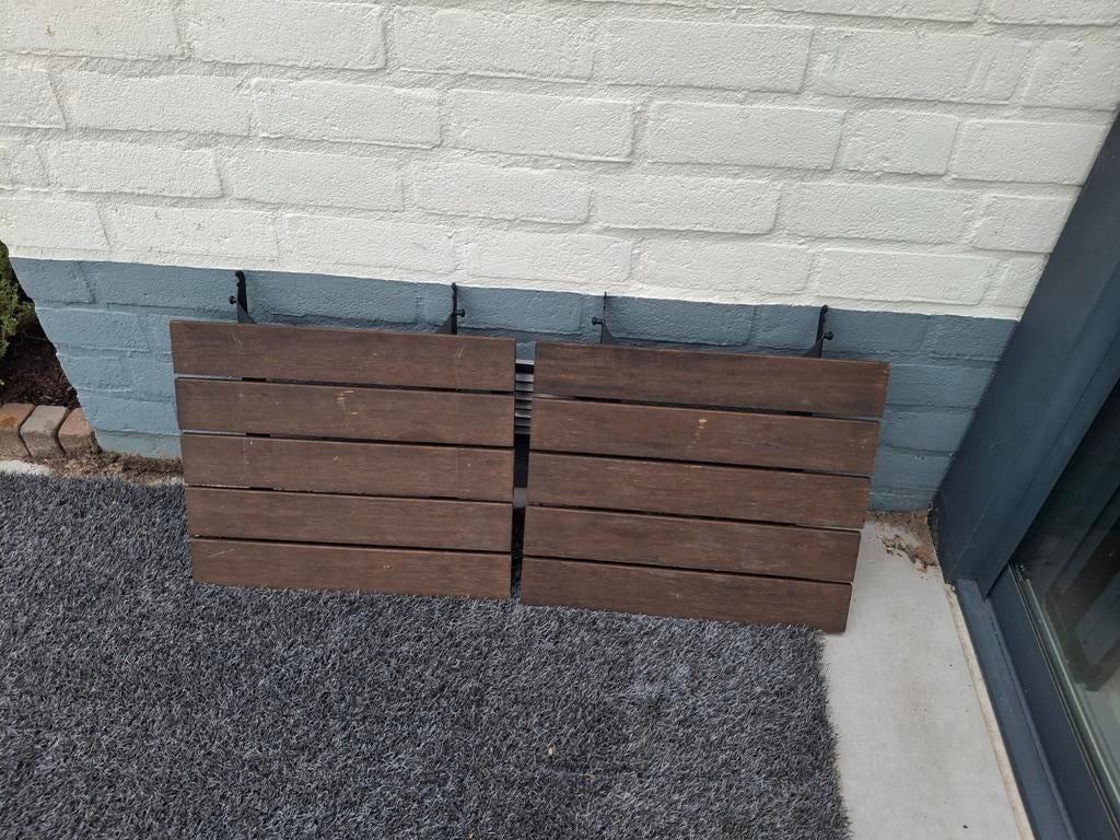 2 zijtafels +  wielen met pootjes van een Bastard (large), Ophalen of Verzenden