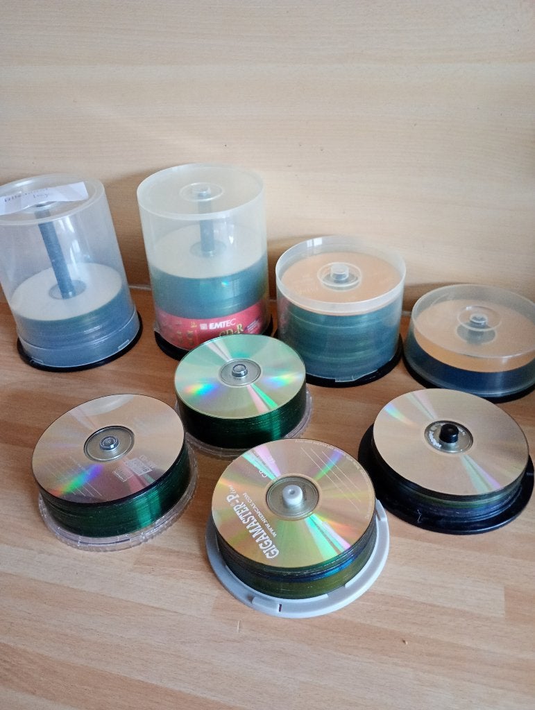 Cd en Dvd schijfjes, leeg en overschrijfbaar, Computers en Software, Ophalen, Nieuw, Herschrijfbaar, EMTEC, Gigamaster