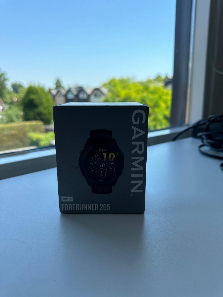 Garmin Forerunner 265, Sieraden, Tassen en Uiterlijk, Sporthorloges, Nieuw, Android, Zwart, GPS, Slaap, Stressniveau, Ophalen of Verzenden