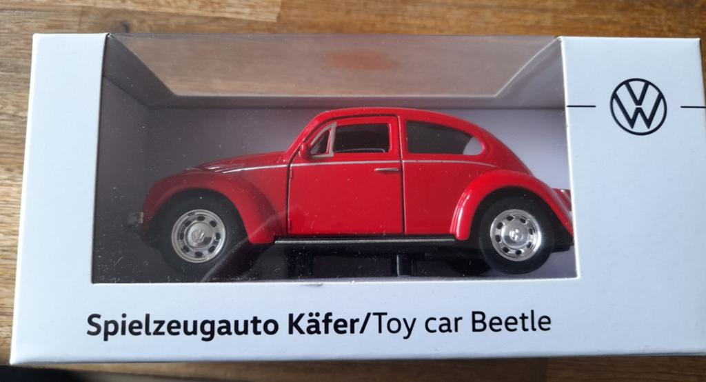 VW Beetle 1:38, Kinderen en Baby's, Speelgoed | Speelgoedvoertuigen, Ophalen, Nieuw