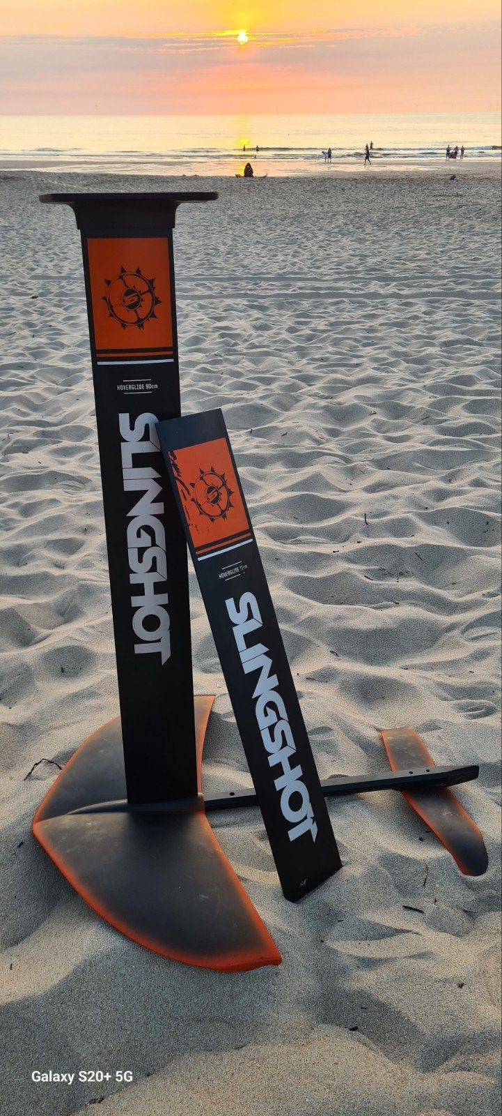 Slingshot Hover Glide Fsurf 2019 Surf Foil met 2 masten, Watersport en Boten, Kitesurfen, Zo goed als nieuw, Overige typen, Foil