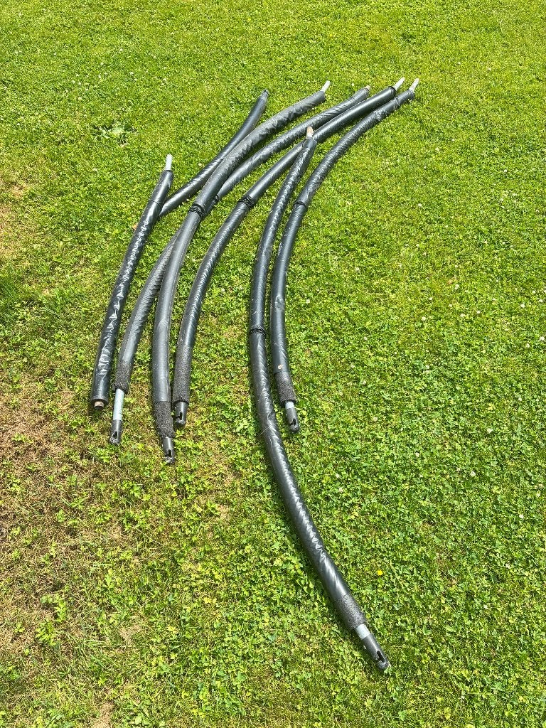 Etan palen voor trampoline net, Ophalen, Gebruikt