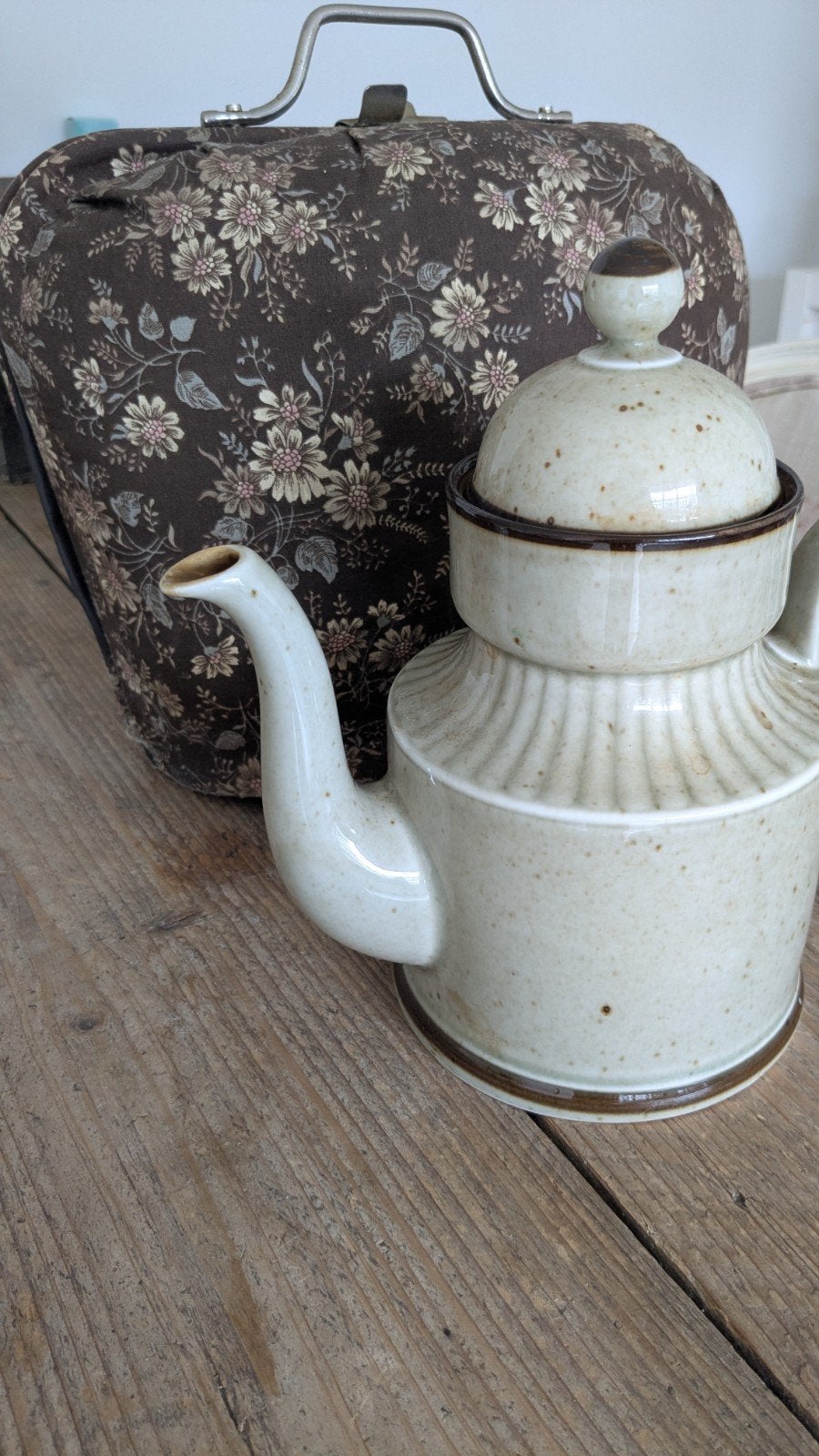 Vintage 70's Winterling Marktleuthen Bavaria theepot + muts, Ophalen