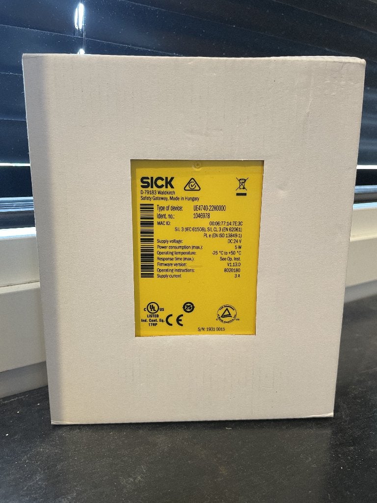 Sick UE4740-22h0000 Safety Gateway, Hobby en Vrije tijd, Ophalen of Verzenden, Nieuw