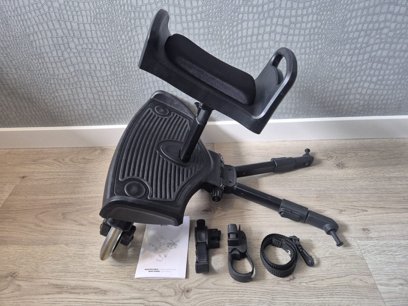 Kidsriver Buggy Board Meerijdplankje met zitje, Kinderen en Baby's, Ophalen of Verzenden, Zo goed als nieuw, Kinderwagen, Overige merken