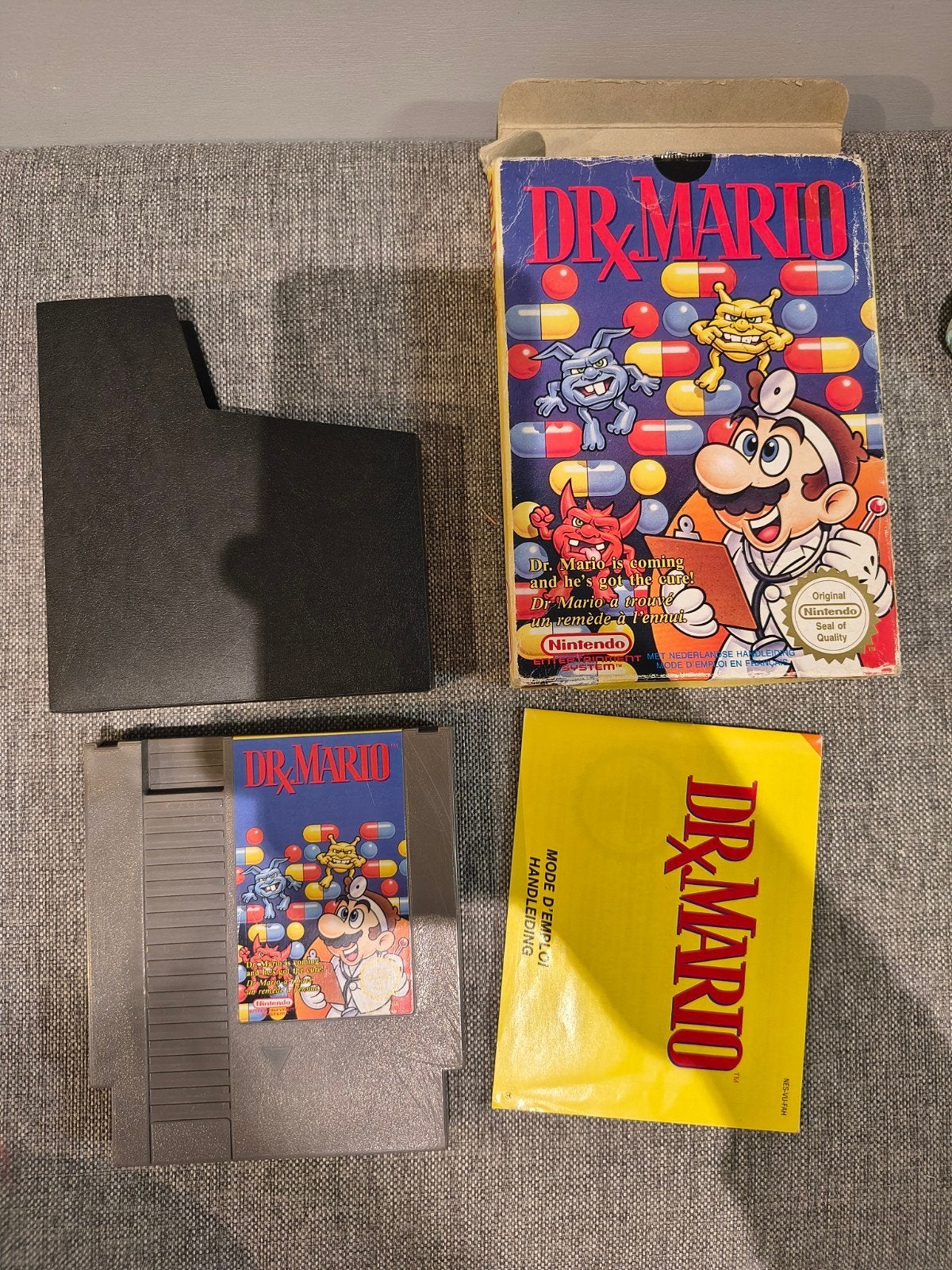 Dr. Mario (NES) - Getest en Werkend, Spelcomputers en Games, Puzzel en Educatief, Gebruikt, 2 spelers, Ophalen of Verzenden