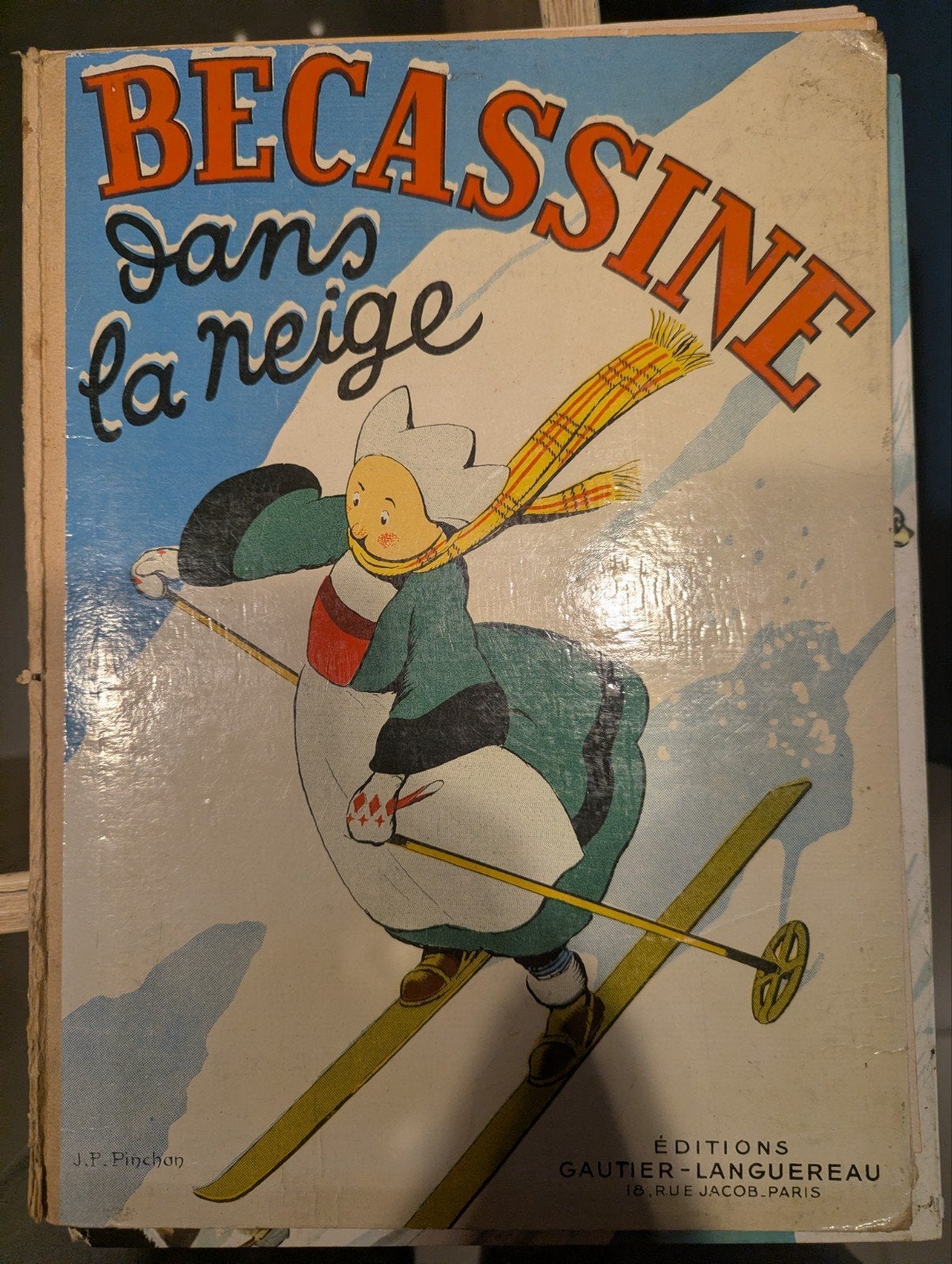 Bécassine dans la neige - Vintage stripboek 1951, Ophalen of Verzenden, Gelezen