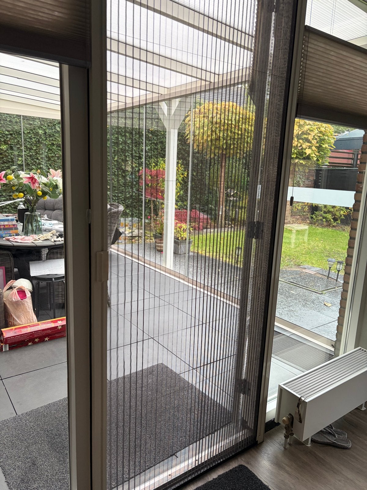 Plisse Hordeur unilux Zo goed als nieuw 98 x 2.37, Ophalen, Kunststof, 80 tot 100 cm, Hordeur