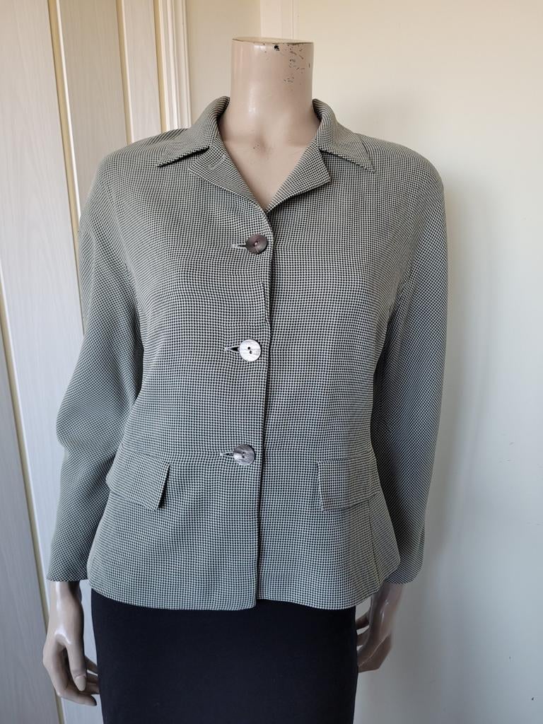 Marella blazer/jasje grijs print maar 38/40, Maat 38/40 (M), Ophalen of Verzenden, Zo goed als nieuw, Grijs