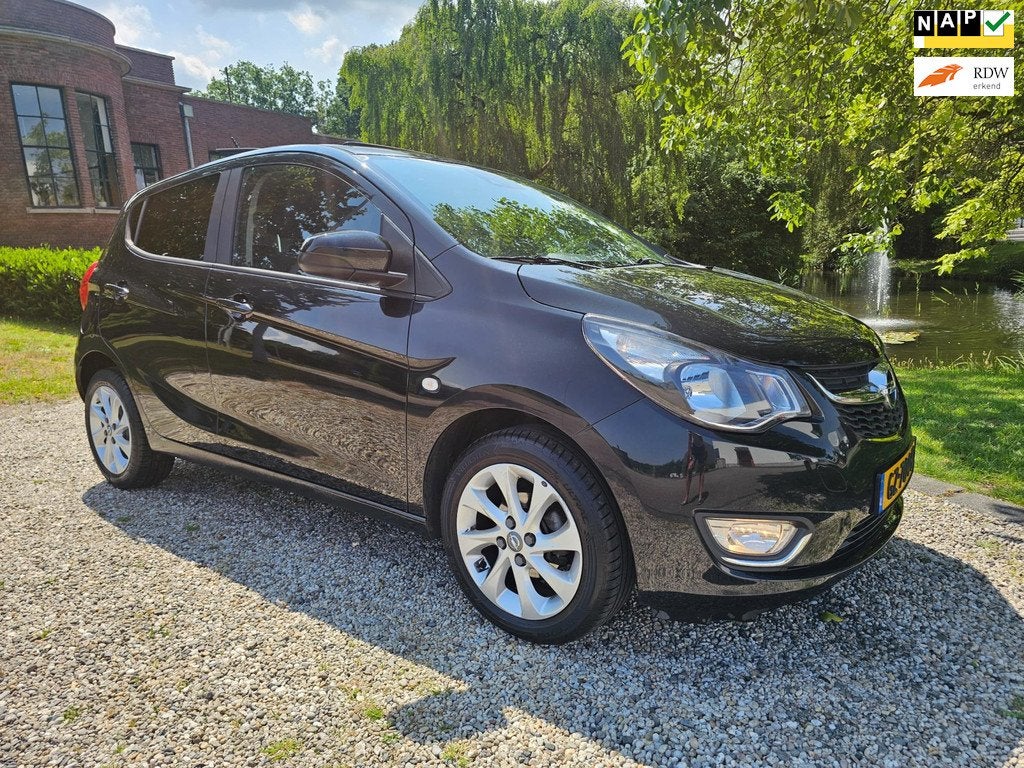 Opel KARL 1.0 ecoFLEX Cosmo DAK/leer/AIRCO/cruise, Auto's, Opel, Voorwielaandrijving, 839 kg, Gebruikt, Euro 6