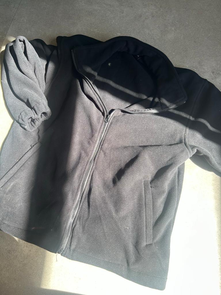 Zwart fleece vest met rits, Ophalen of Verzenden, Nieuw