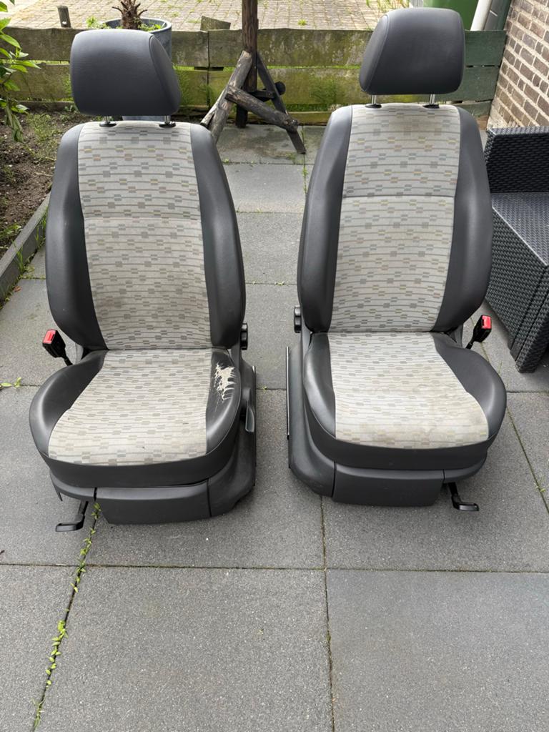 Caddy stoelen met frames - Gebruikt, Auto-onderdelen, Interieur en Bekleding, Ophalen, Gebruikt, Volkswagen