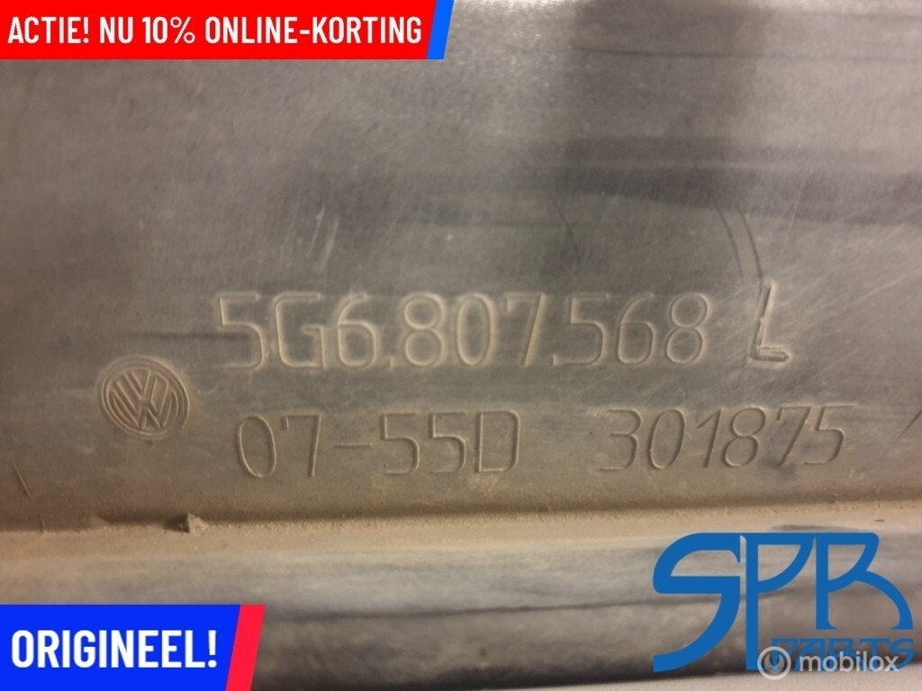 GOLF 7 VII R-LINE RLINE Diffuser achterbumper 5G6807568L DIF, Auto-onderdelen, Gebruikt, Volkswagen, Ophalen of Verzenden, Volkswagen