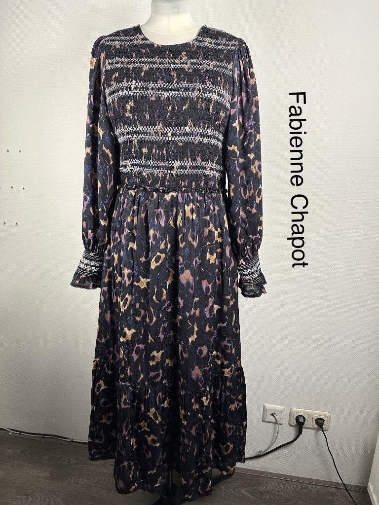 Fabienne Chapot Jurk  (mt: 42) 20,1/108, Blauw, Maat 42/44 (L), Ophalen of Verzenden, Zo goed als nieuw