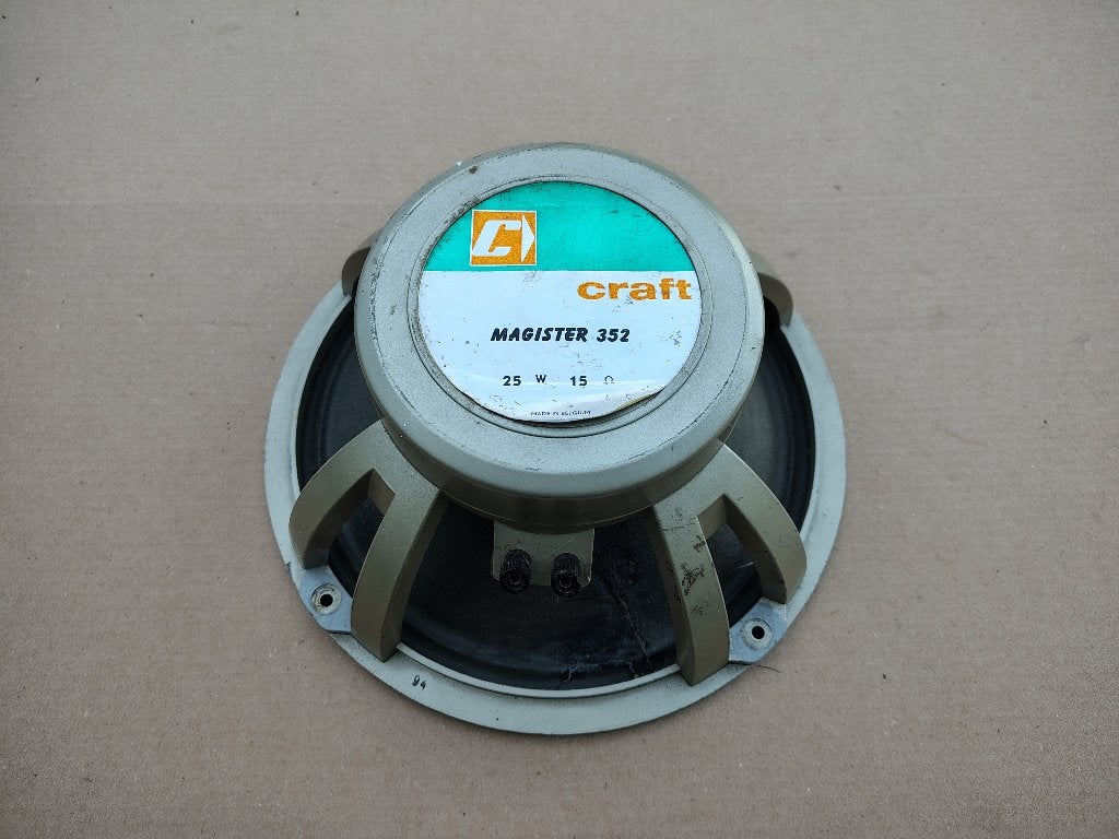 1x Speaker/ 12" / Craft / 25Watt - 15 OHM (Div) jukebox, Verzenden, Gebruikt, 1950 tot 1960, Seeburg