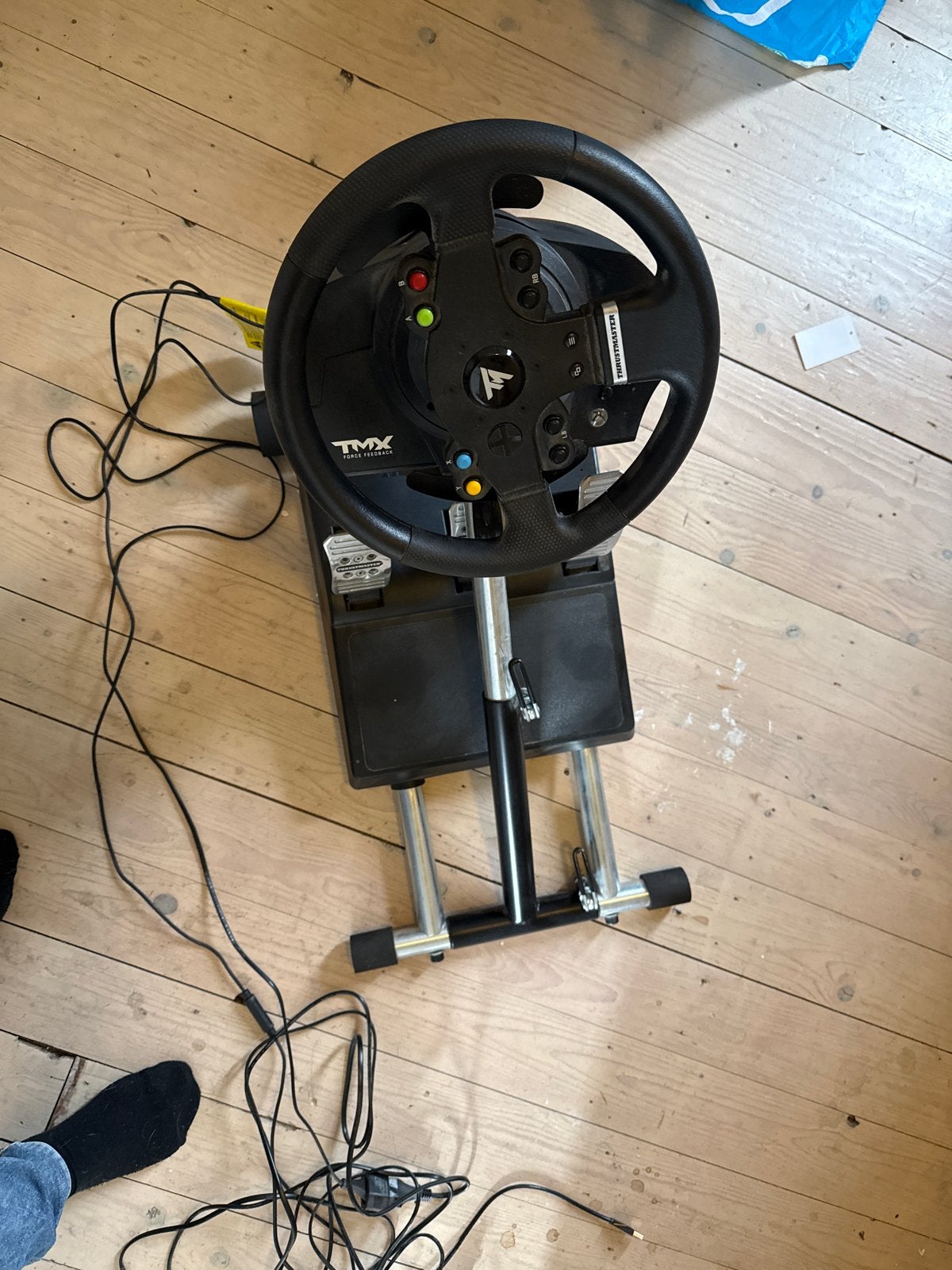 Thrustmaster TMX Force Feedback racestuur met Wheel Stand Pr, Ophalen, Overige merken, Gebruikt